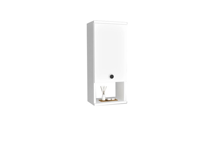 Hanah Home Armario de Baño Escandinavo Blanco con Estantes